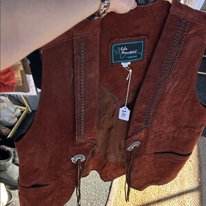 Echo Mountain Brown Suede Vest